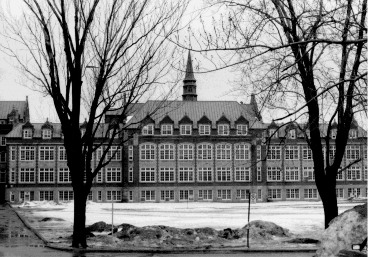 Central Building on Loyola Campus, Feb. 1988